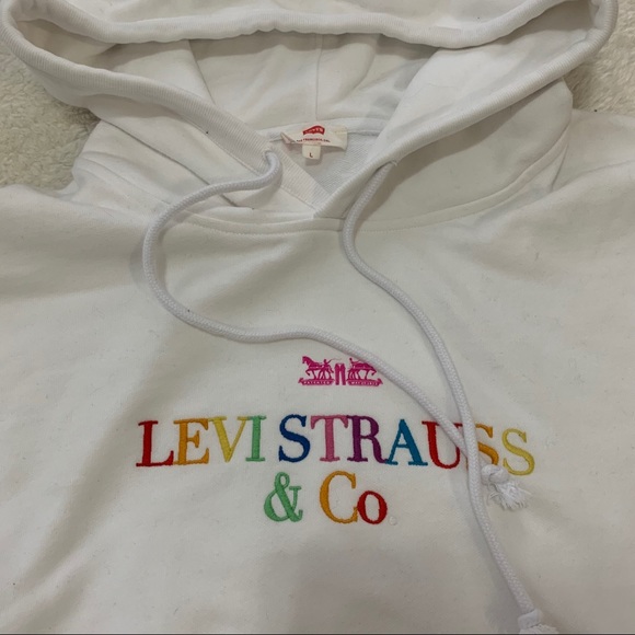 Levis - Rainbow Text Hoodie - Picture 4 of 4